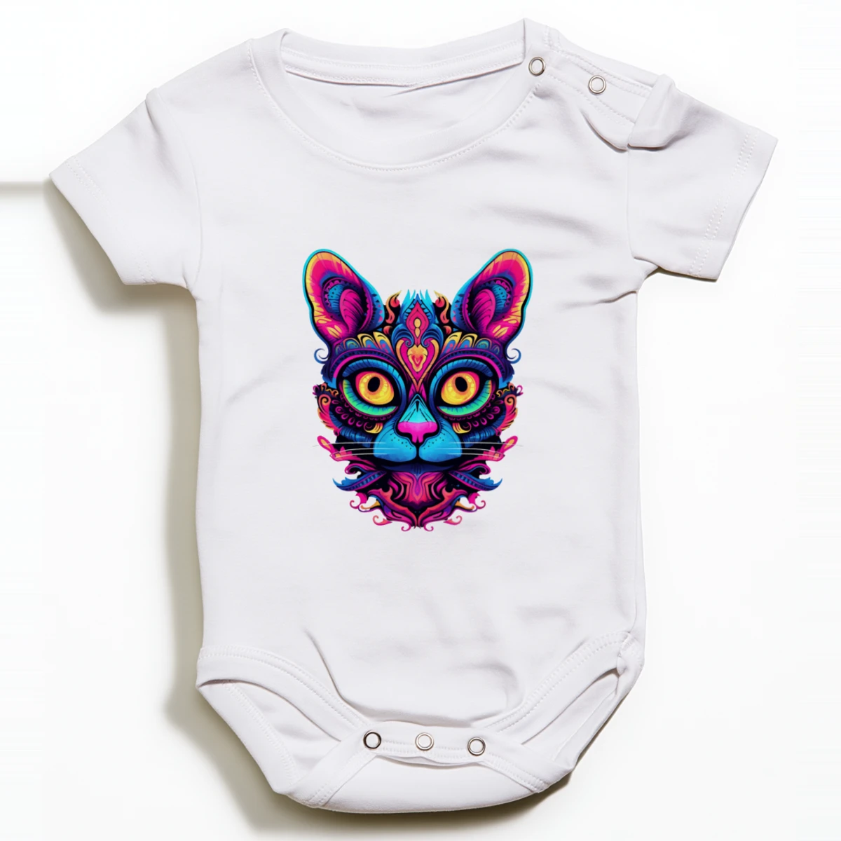 Gato catrina de ojos grandes