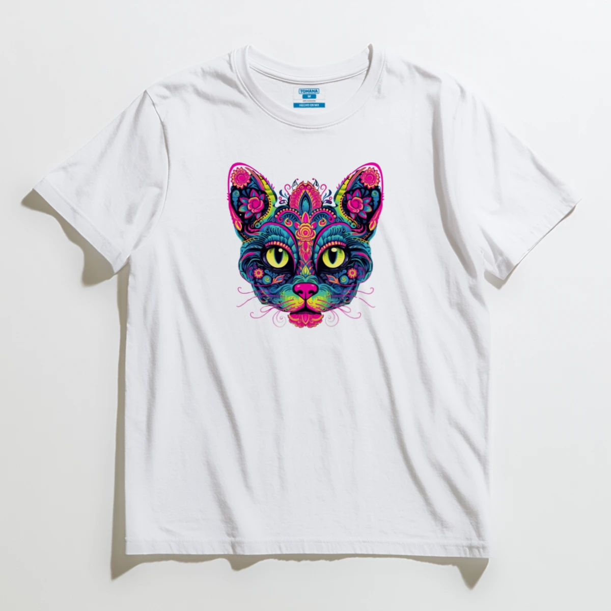 Gato catrina turquesa