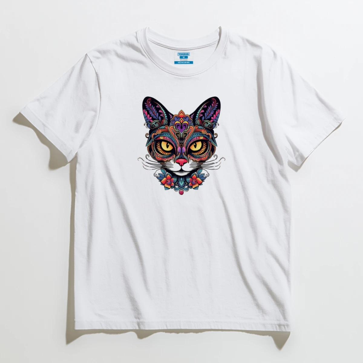 Gato catrina de bigotes